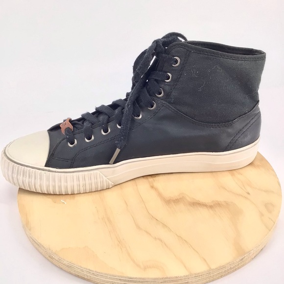 PF Flyers Men's/Women's Coated Canvas Hi Casual Sneaker Men's Sz 12/ Women 13.5 - Picture 5 of 16
